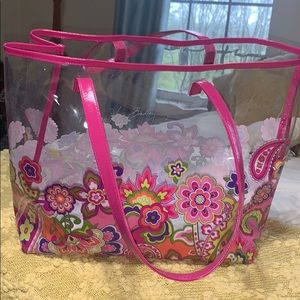 Vera Bradley clear tote